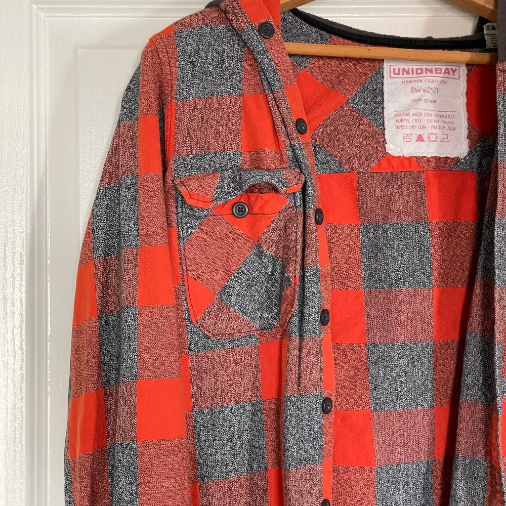 Flannel Hooded Shacket